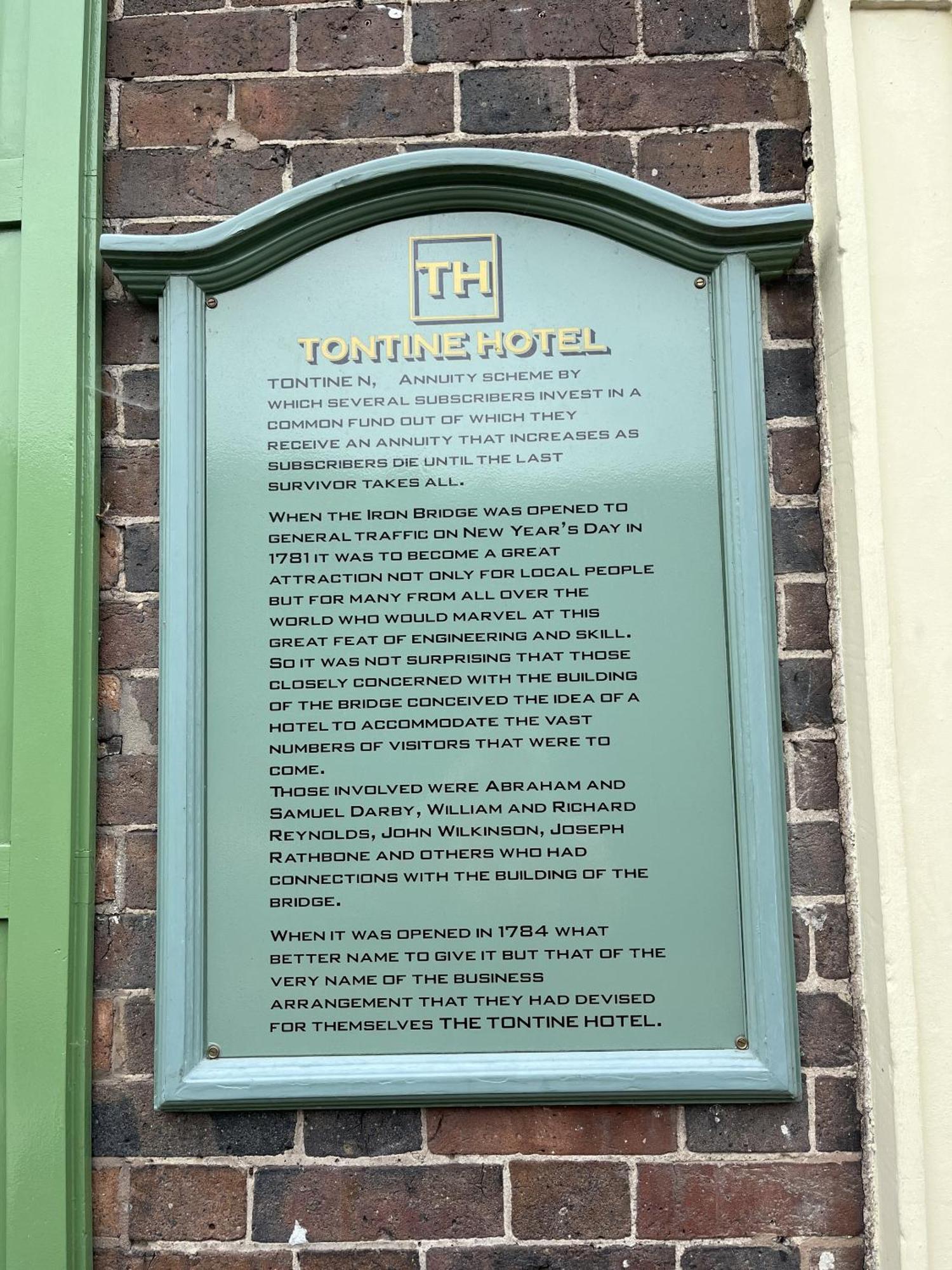 The Tontine Hotel & Bar Ironbridge Buitenkant foto